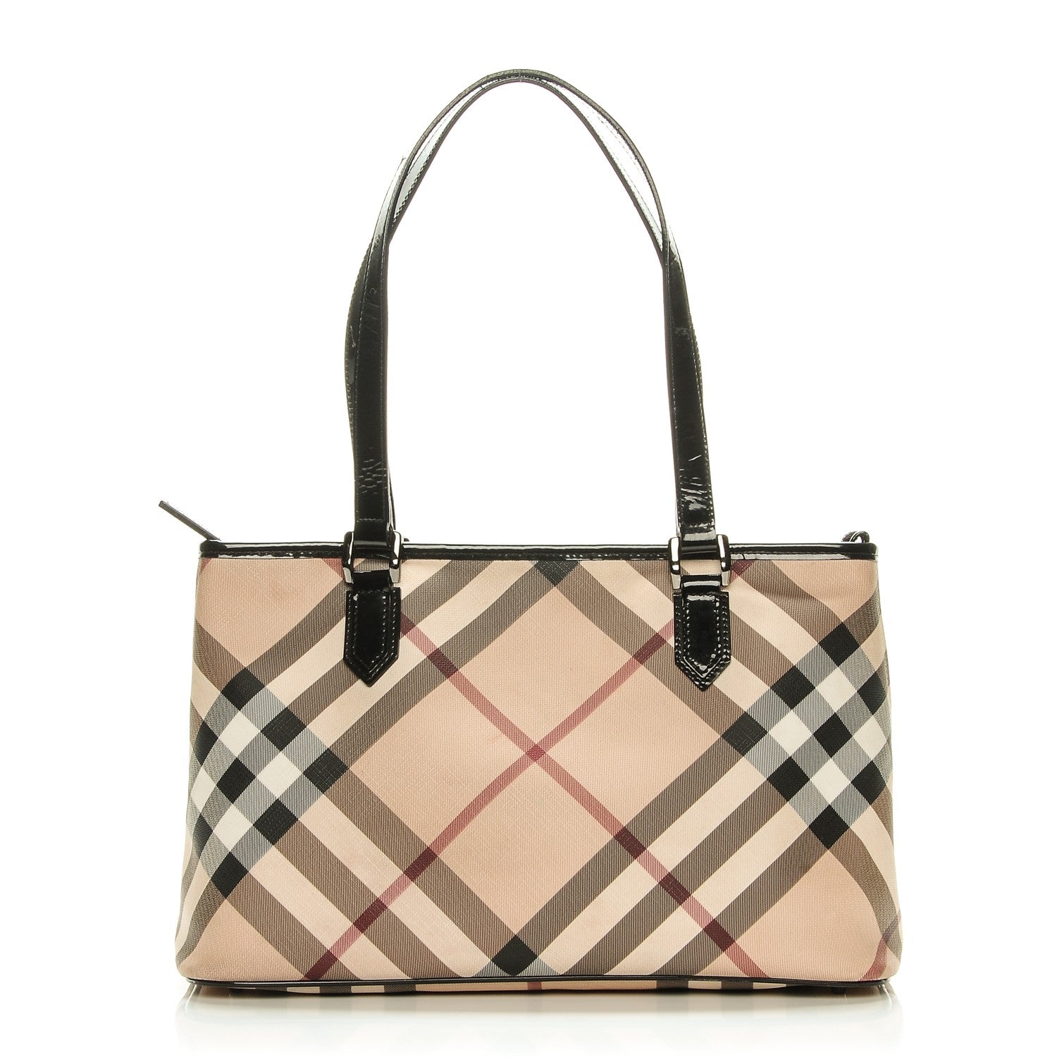 Burberry Nova Check Medium Tote Black 1 of 11