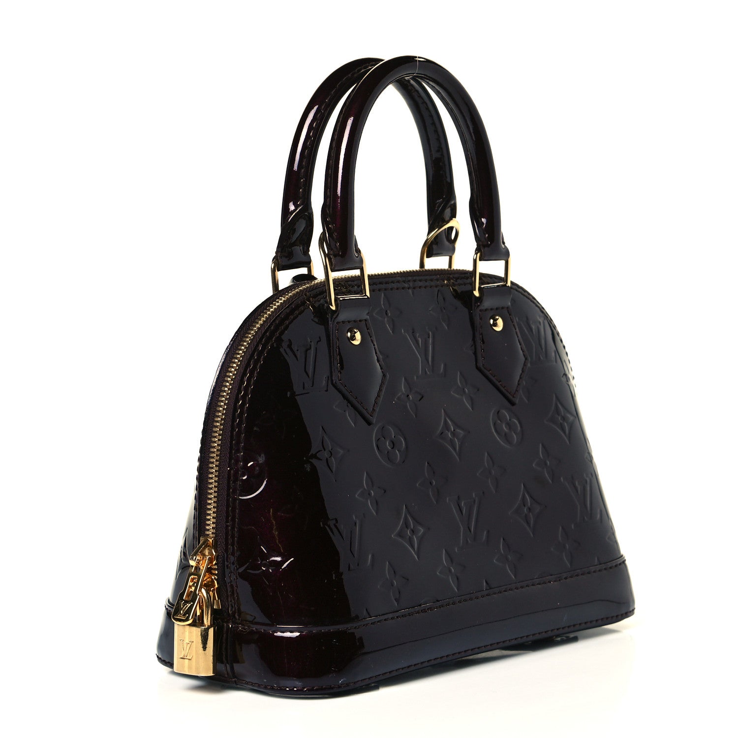 Louis Vuitton Vernis Alma BB Amarante 3 of 9
