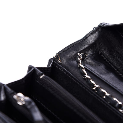 Chanel Lambskin Ultimate Stitch Clutch Flap Black 7 of 10