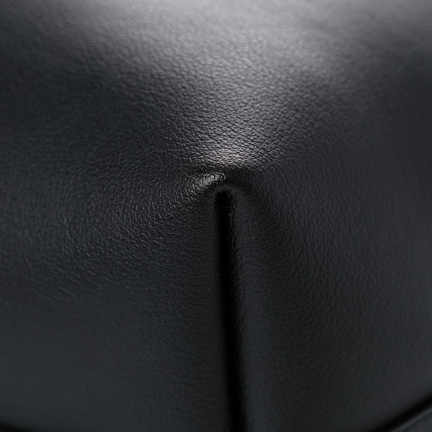 Calfskin Large Shopping Tote Black