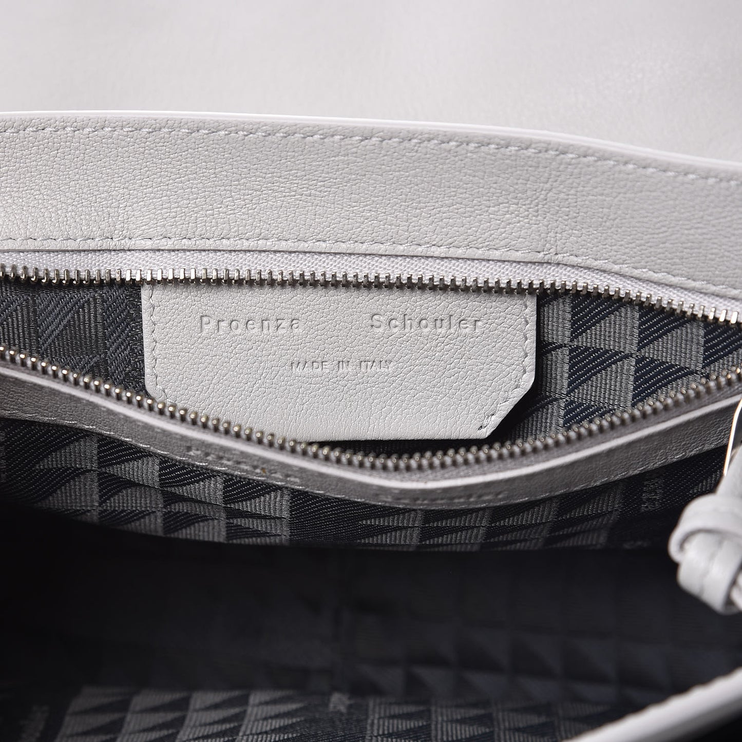 Lambskin Tiny PS1 Satchel Pale Steel