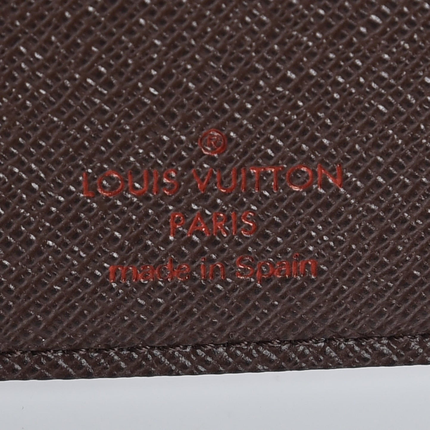 Damier Ebene Desk Agenda Cover