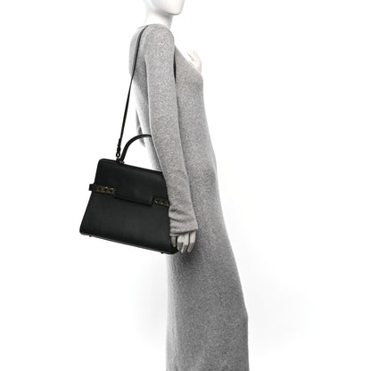 Delvaux Smooth Calfskin GM Tempete Satchel Black 2 of 11