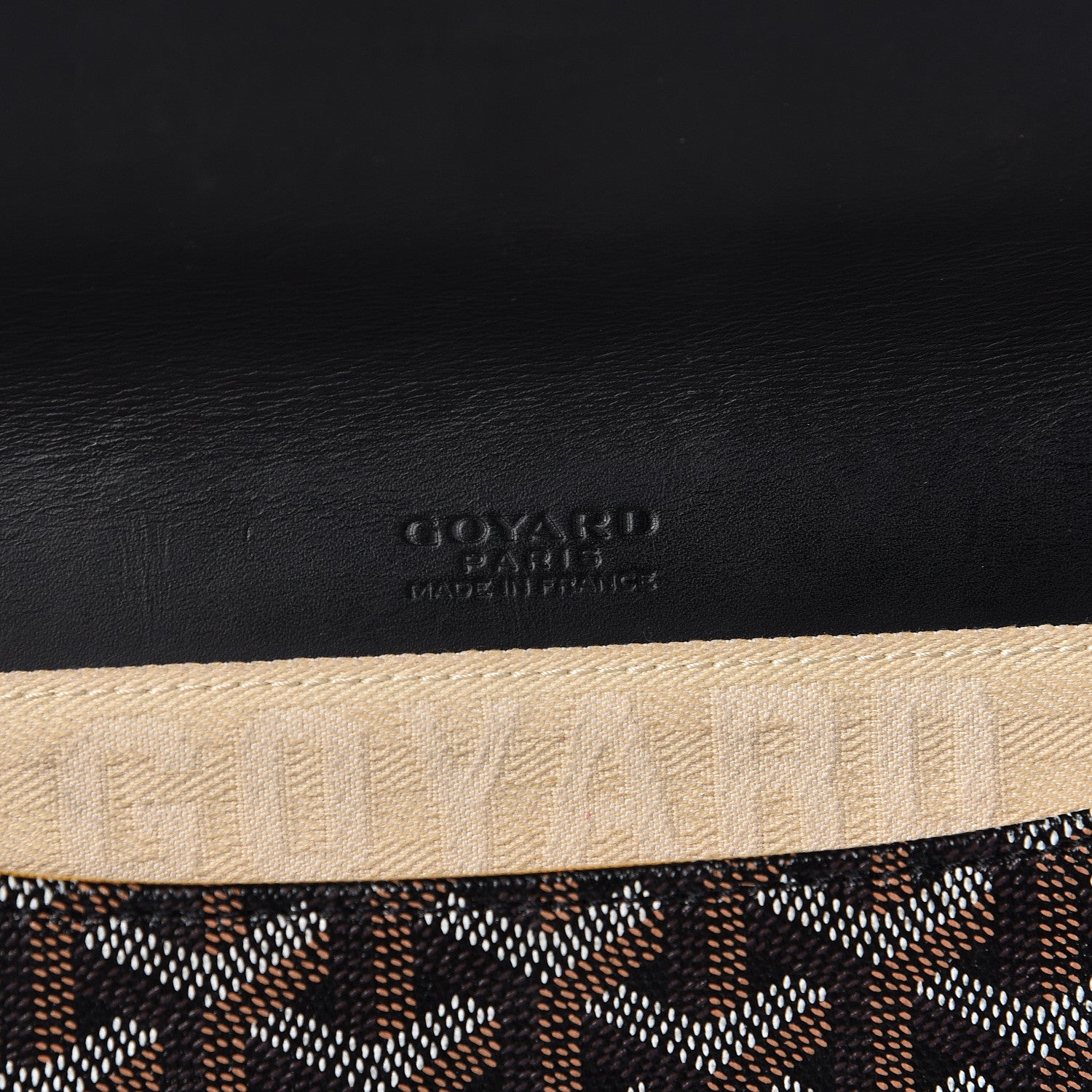 Goyard Goyardine Monte Carlo Bois Clutch Black 5 of 9