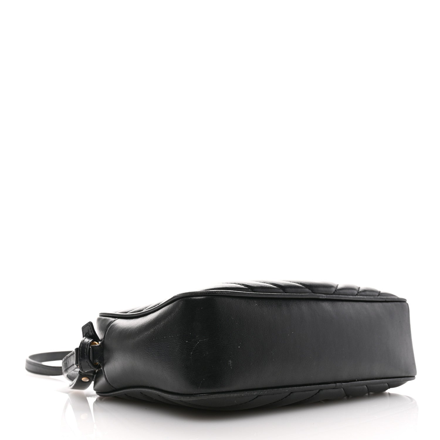 Saint Laurent Calfskin Matelasse Monogram Lou Camera Bag Black 4 of 14