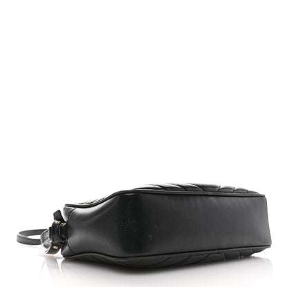 Saint Laurent Calfskin Matelasse Monogram Lou Camera Bag Black 4 of 14