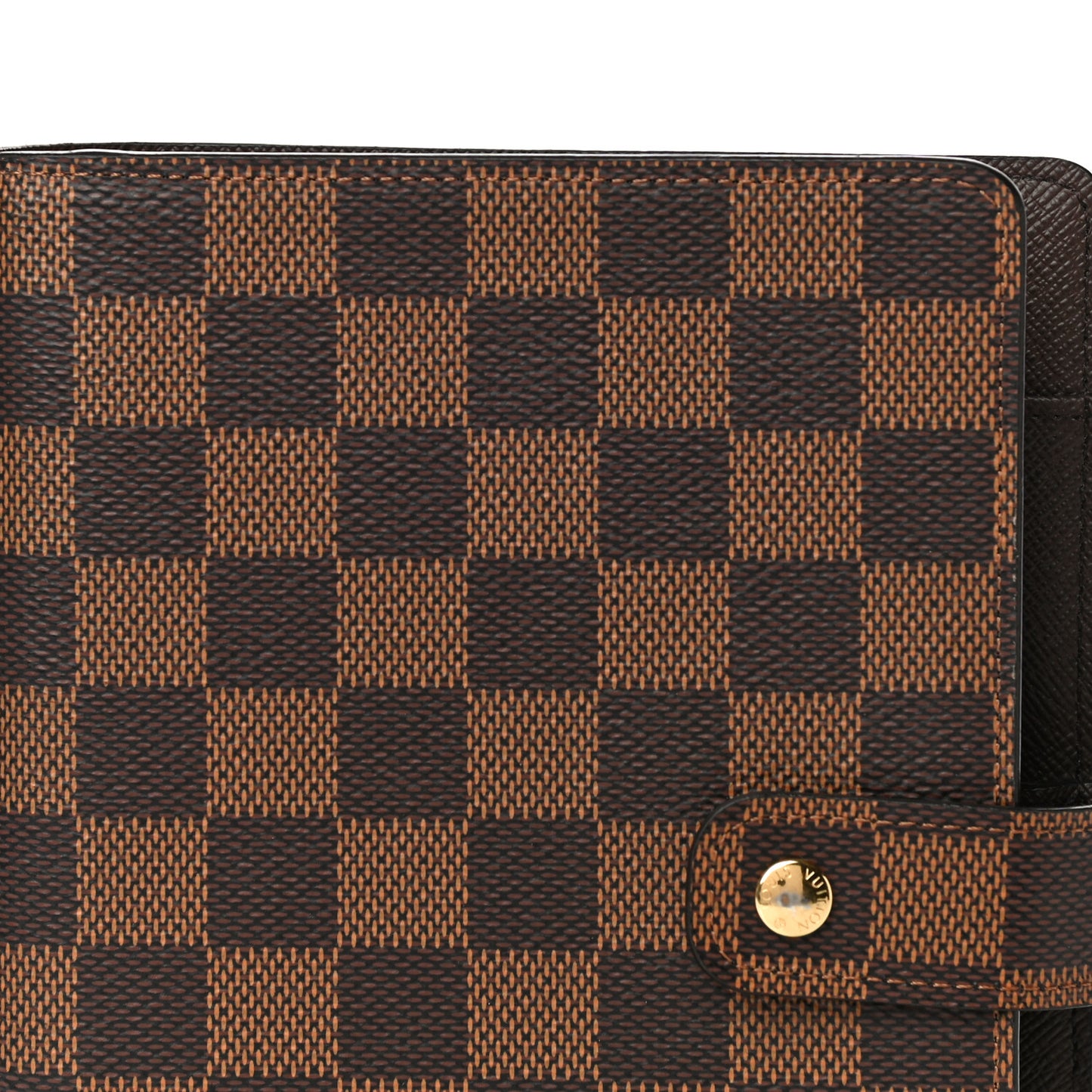 Damier Ebene Medium Ring Agenda Cover
