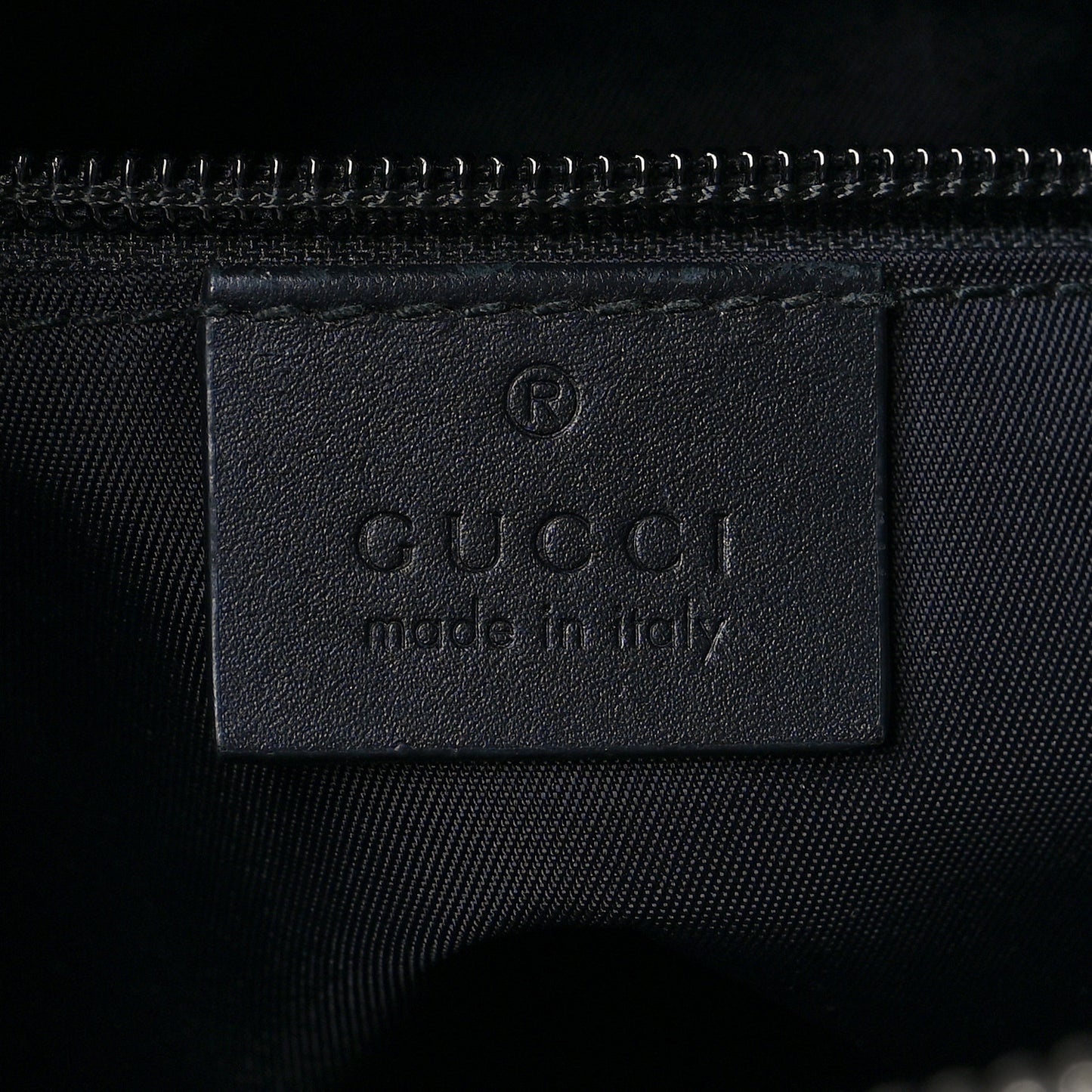 GG Supreme Monogram Web Messenger Bag Black