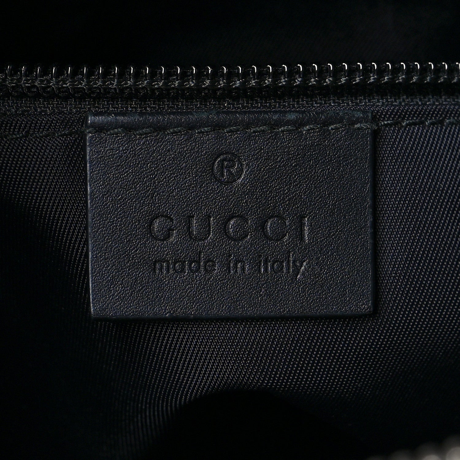 Gucci GG Supreme Monogram Web Messenger Bag Black 5 of 6