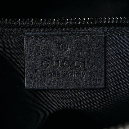 Gucci GG Supreme Monogram Web Messenger Bag Black 5 of 6