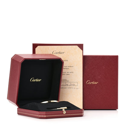 Cartier 18K Yellow Gold 6 Diamond Small LOVE Bracelet 15 5 of 5