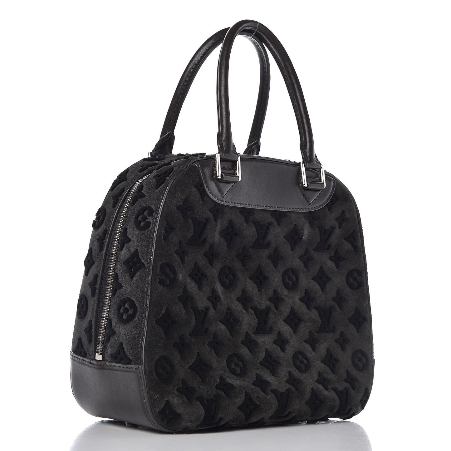 Monogram Suede Tuffetage Deauville Cube Gris