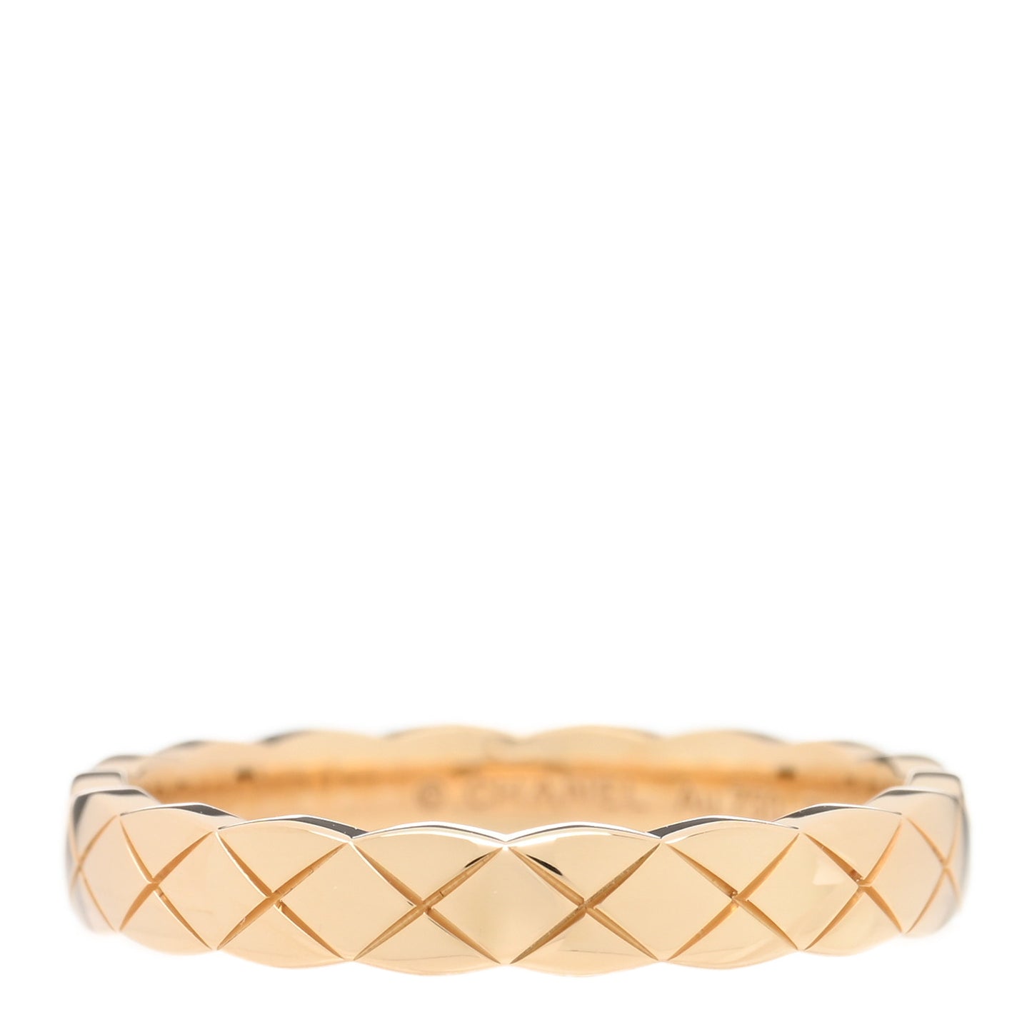 18K Yellow Gold Mini Coco Crush Ring 53 6.25