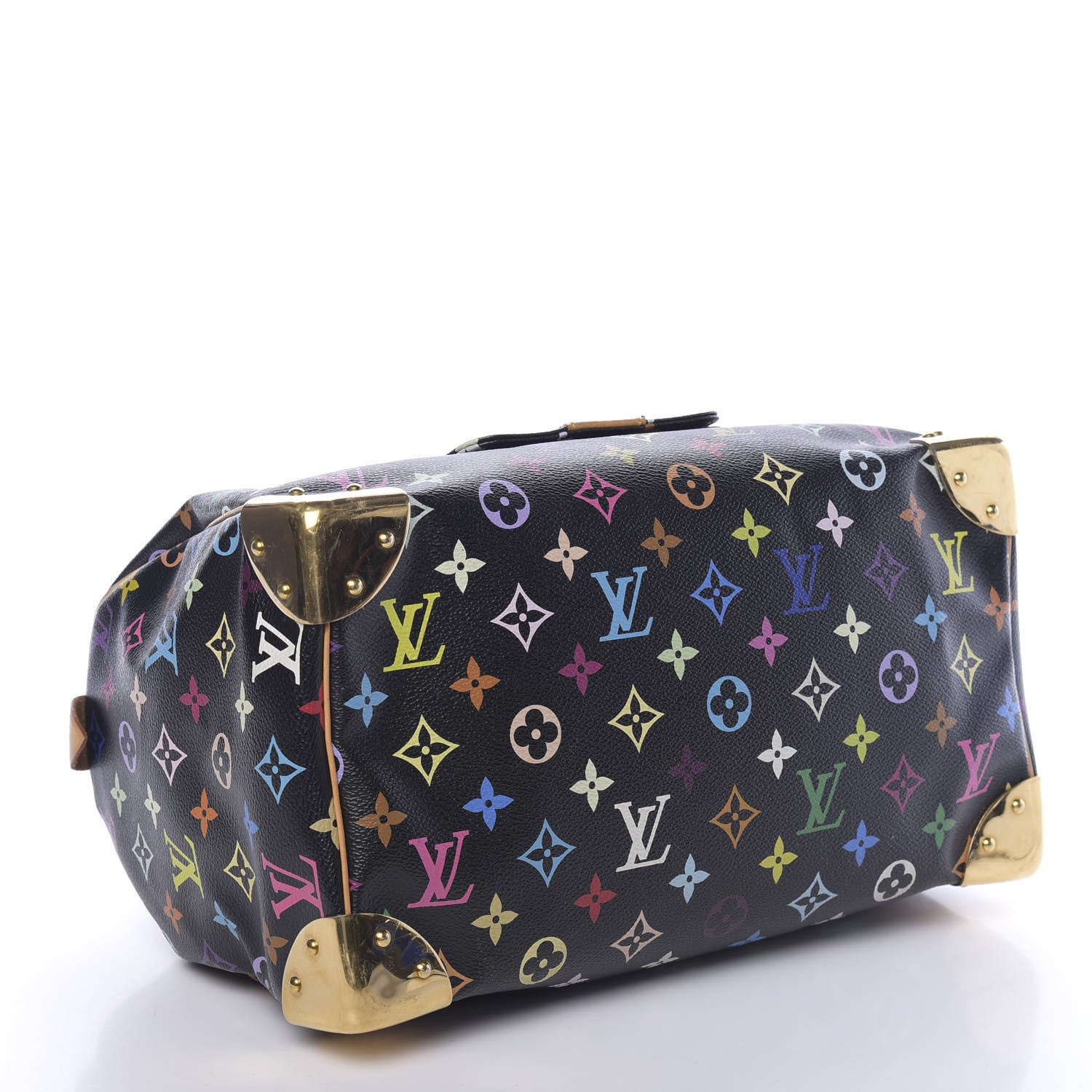Louis Vuitton Monogram Multicolor Speedy 30 Black 4 of 9