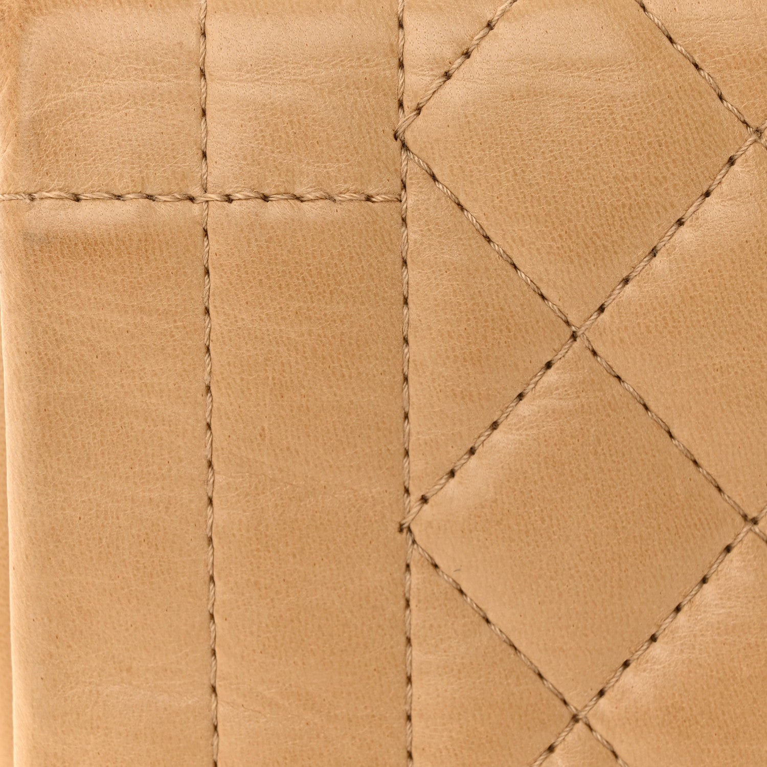 Chanel Lambskin Quilted Messenger Flap Beige 12 of 19
