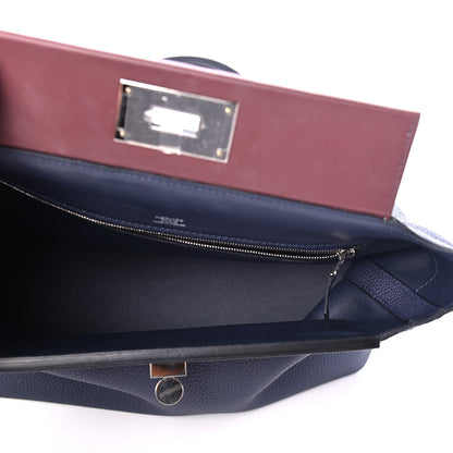 Hermes Togo Swift 24/24 29 Bleu Nuit Bleu Indigo Bordeaux Kraft 4 of 5