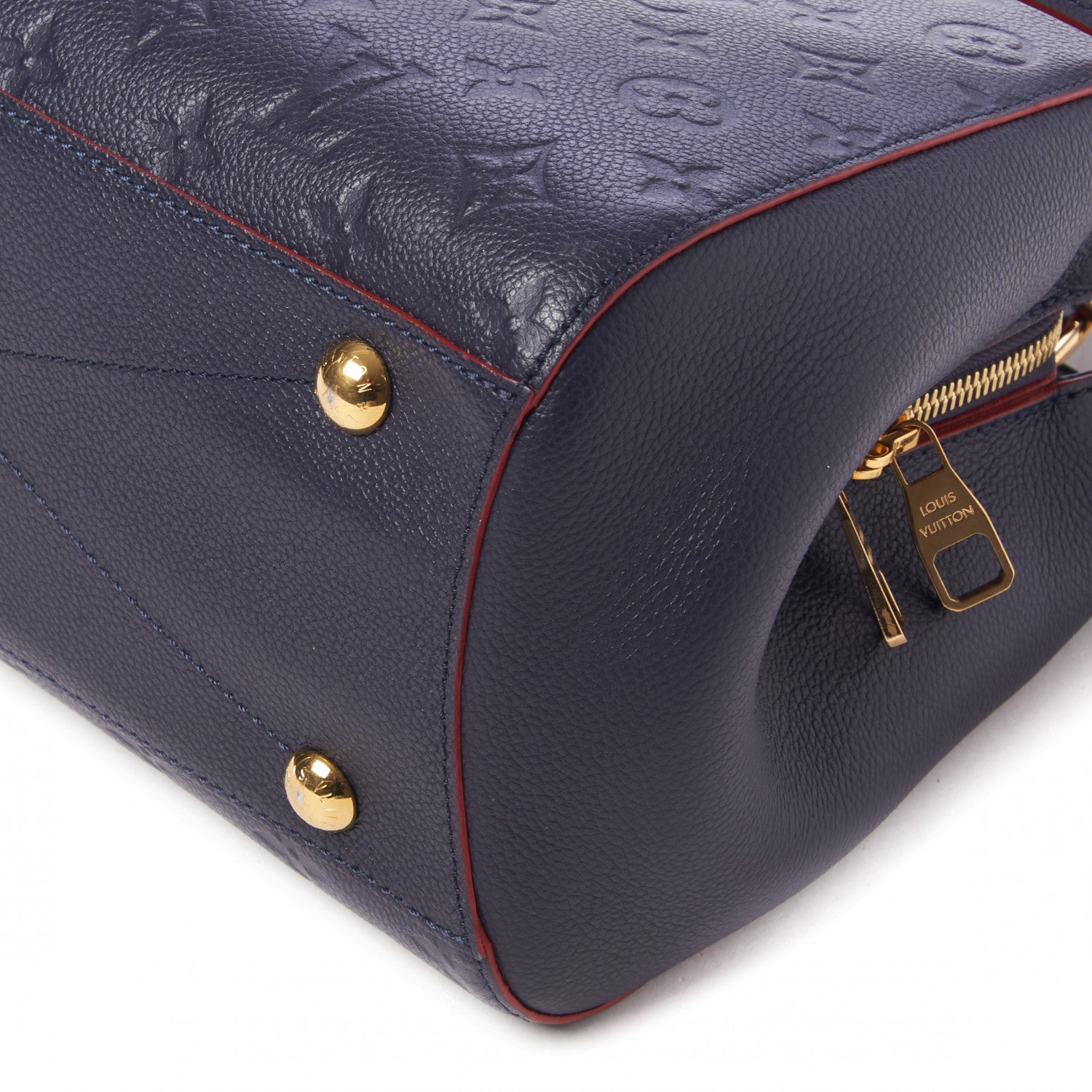 Louis Vuitton Empreinte Montaigne MM Marine Rouge 5 of 8