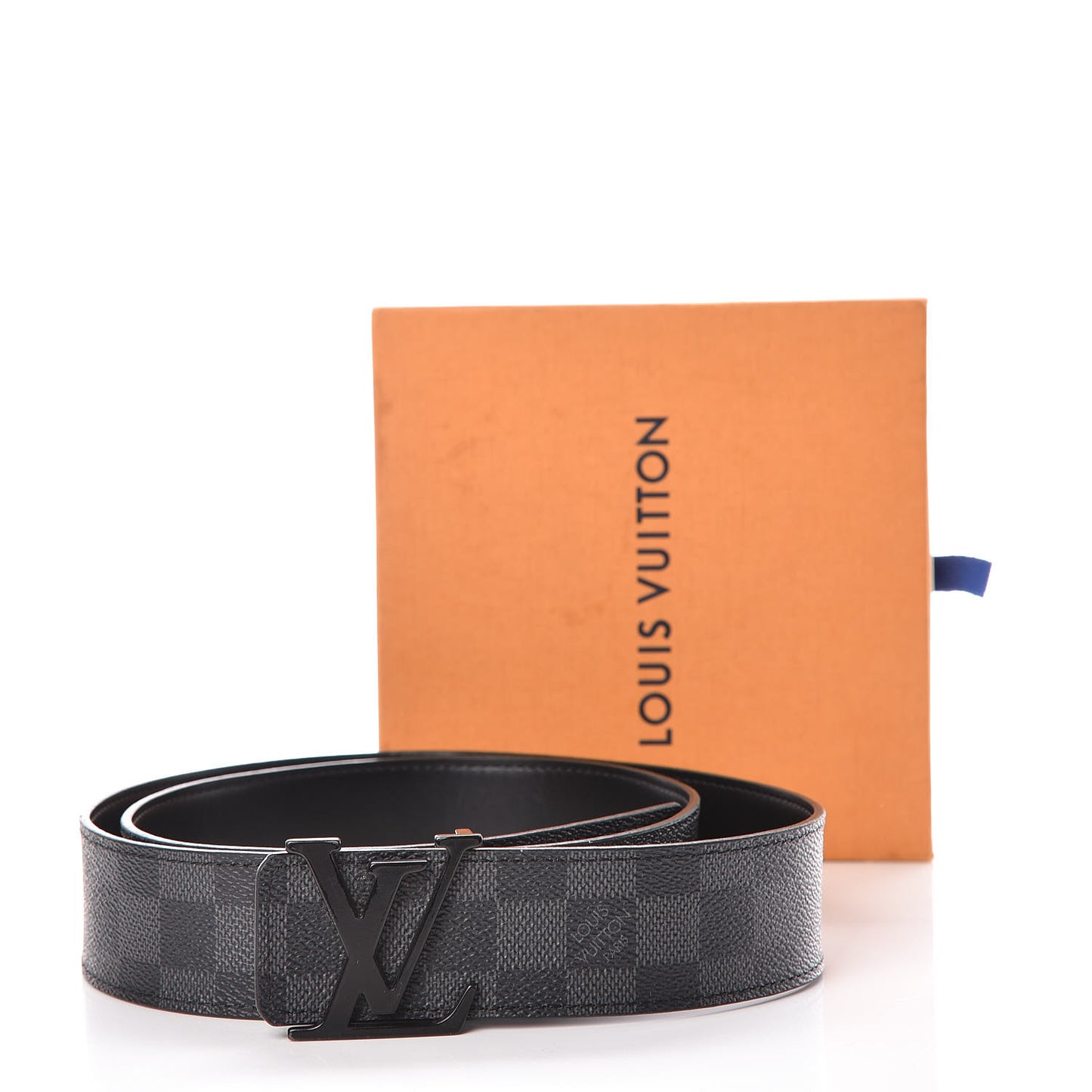Damier Graphite LV Initiales Belt 100 40