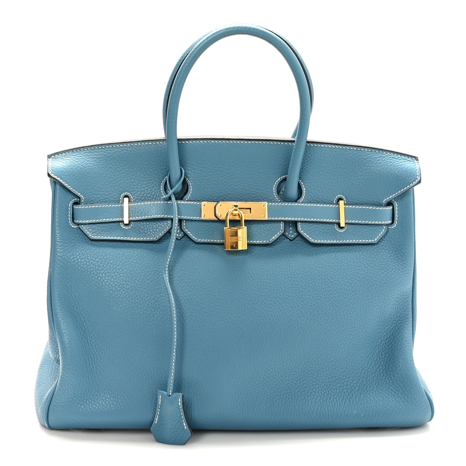 Hermes Togo Birkin 35 Blue Jean 1 of 12
