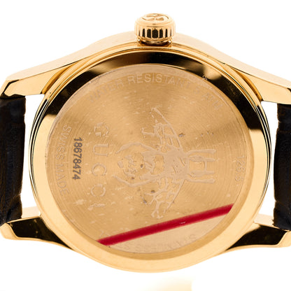 Gucci Stainless Steel Calfskin 27mm G-Timeless Quartz Watch Black 4 of 4
