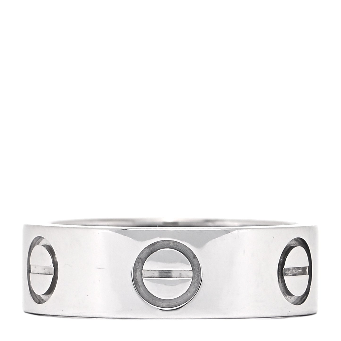 18K White Gold 5.5mm LOVE Ring 47 4