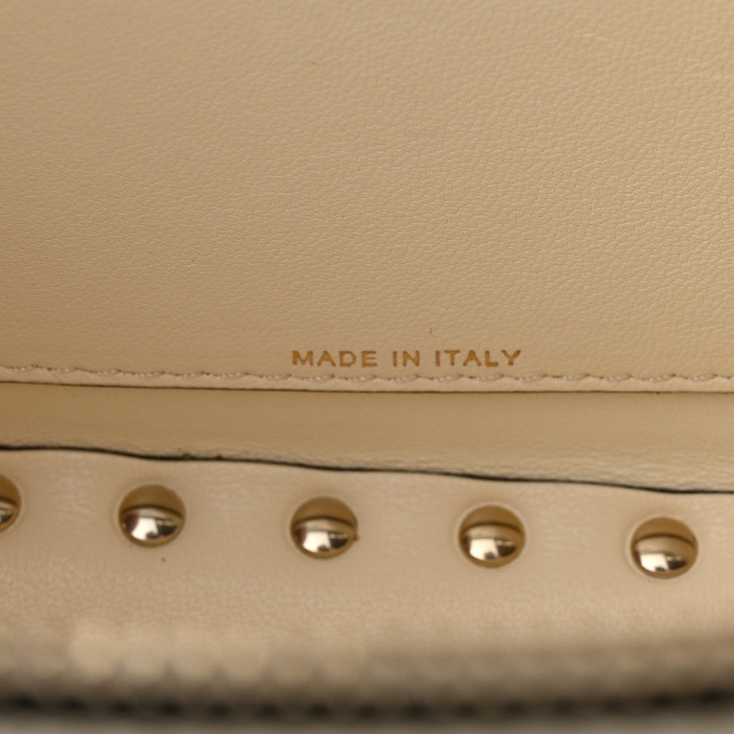 Valentino Garavani Smooth Calfskin Rockstud East West Top Handle Bag Ivory 7 of 10