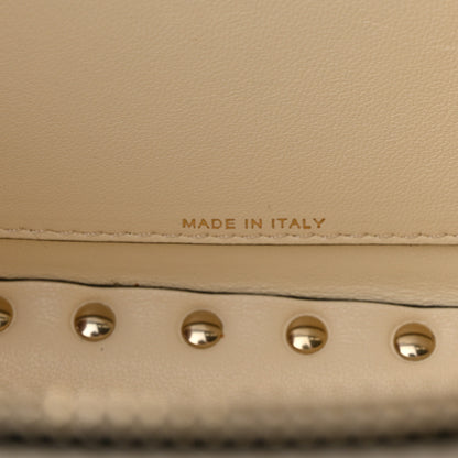 Valentino Garavani Smooth Calfskin Rockstud East West Top Handle Bag Ivory 7 of 10