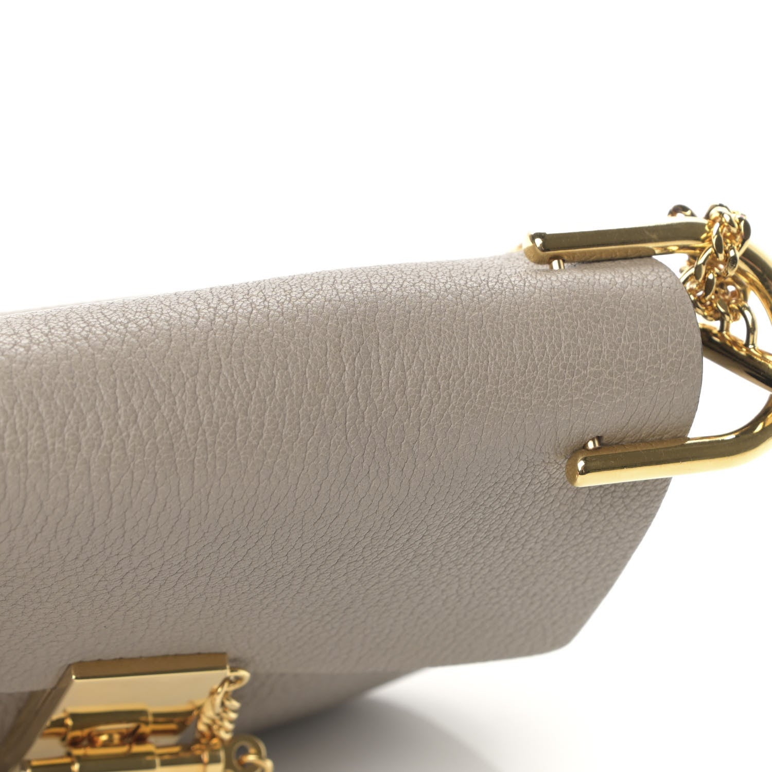 Chloe Grained Lambskin Mini Drew Shoulder Bag Motty Grey 12 of 14