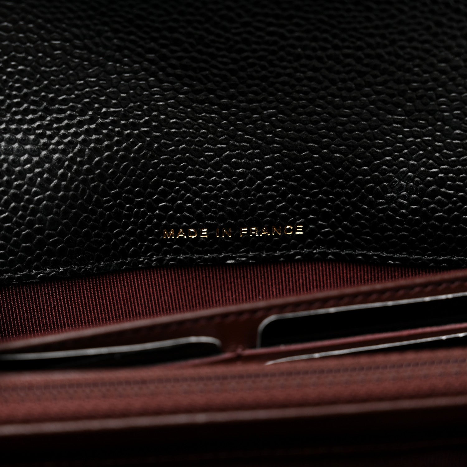 Chanel Caviar Quilted Large Gusset Flap Wallet Black 6 of 9