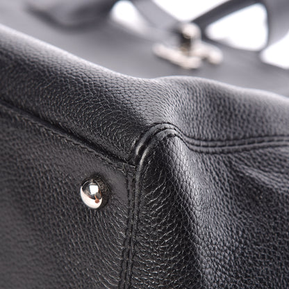 Chanel Calfskin Cerf Executive Shopper Tote Black 14 of 14