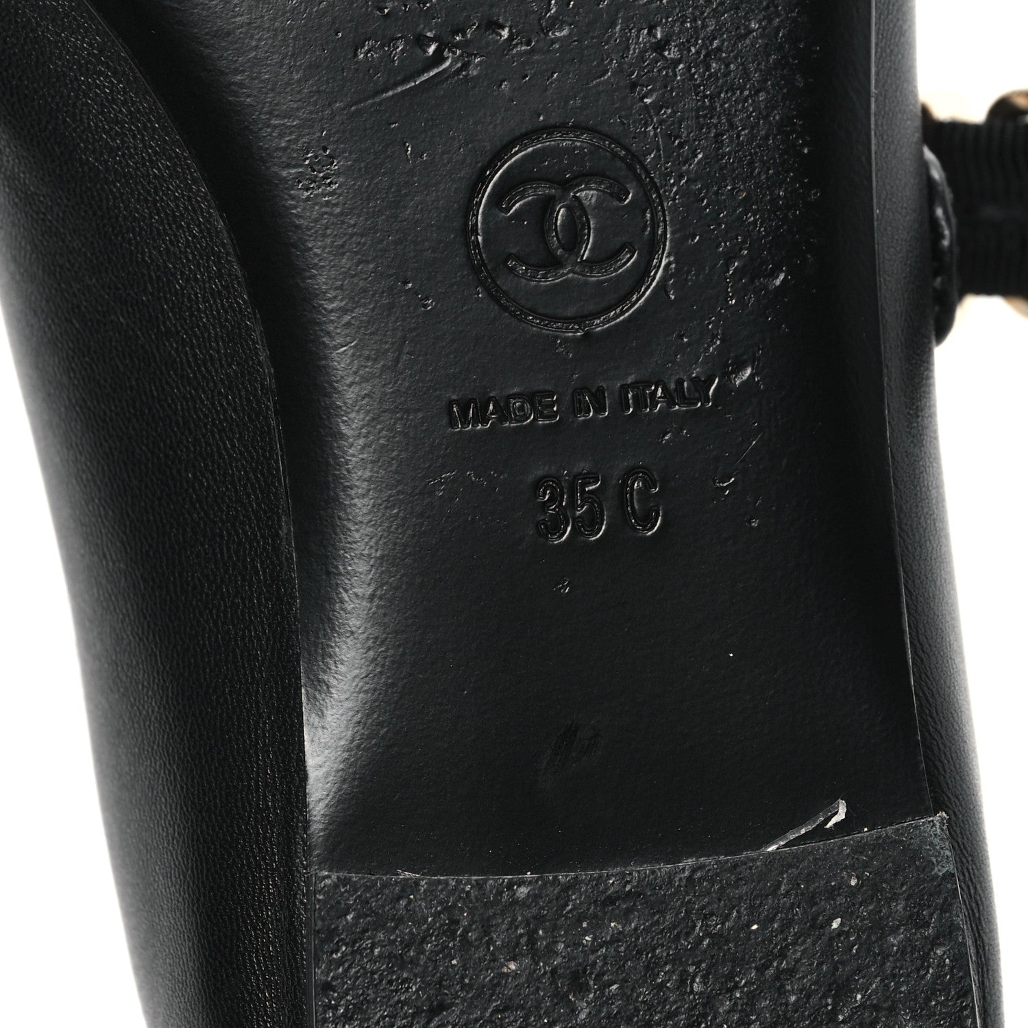 Chanel Lambskin Mary Jane Flats 35 Black 7 of 9