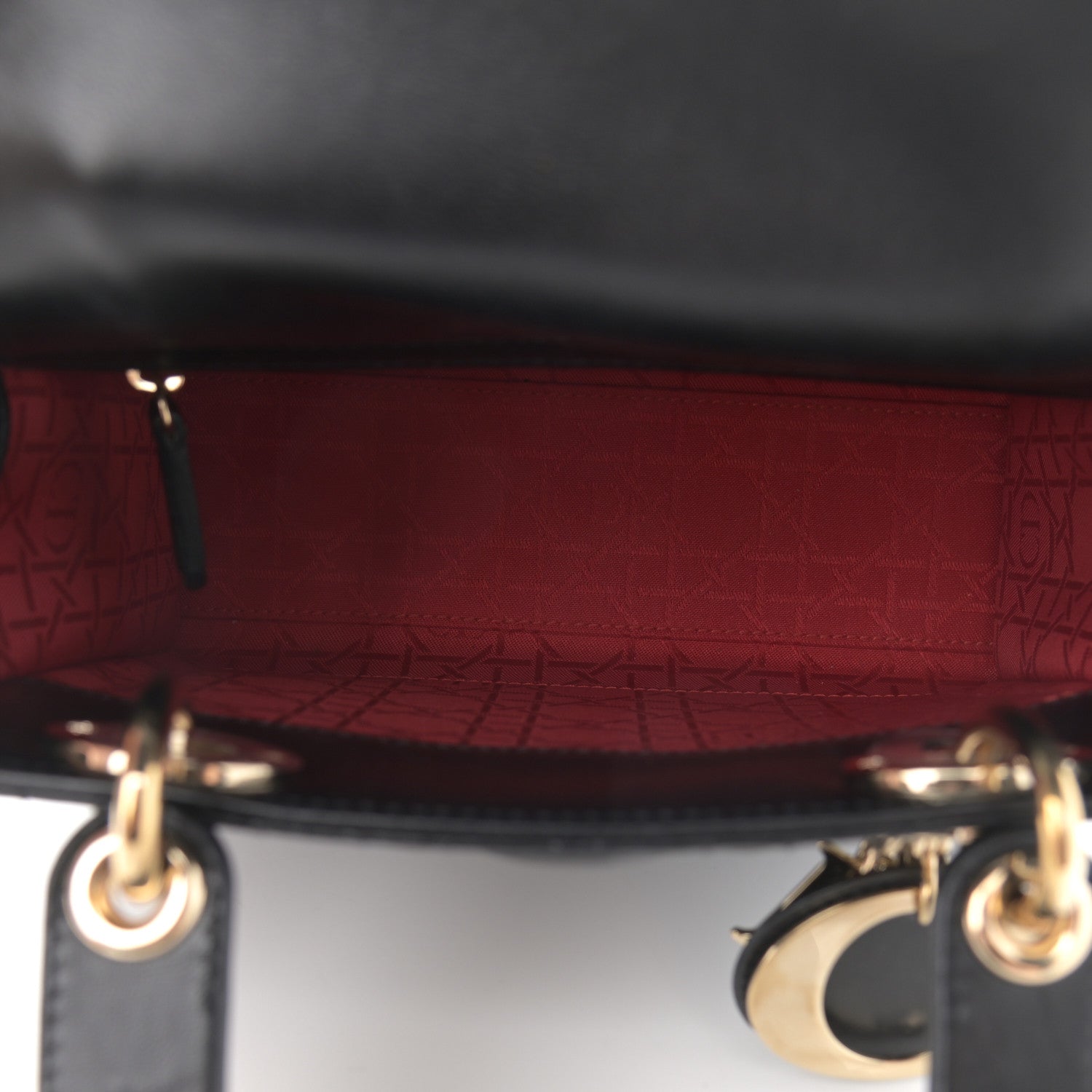 Christian Dior Lambskin Cannage Small Lucky Badges My Lady Dior Black 4 of 11