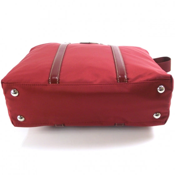 Nylon Tessuto Rosso Tote Bag
