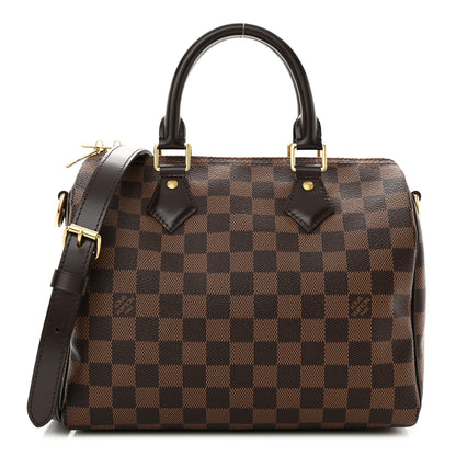 Louis Vuitton Damier Ebene Speedy Bandouliere 25 1 of 11