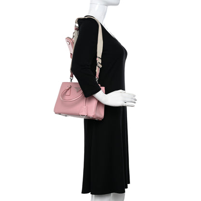 Prada Saffiano Lux Micro Galleria Shoulder Bag Petalo 2 of 10