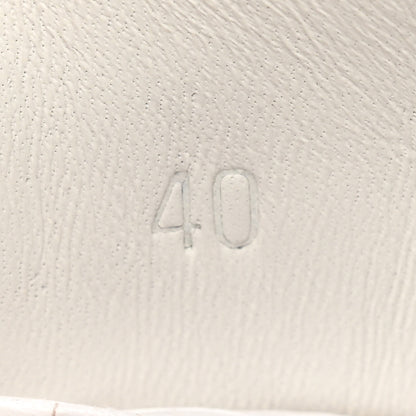 Hermes Technical Canvas Suede Goatskin Bouncing Sneakers 40 White Multicolor 8 of 10