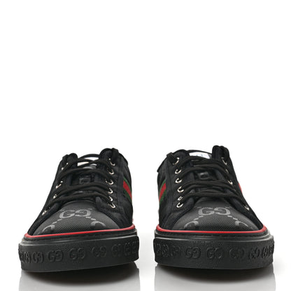 Gucci Econyl Nylon Web Monogram Off The Grid Mens 1977 Tennis Sneakers 11 Black 2 of 7