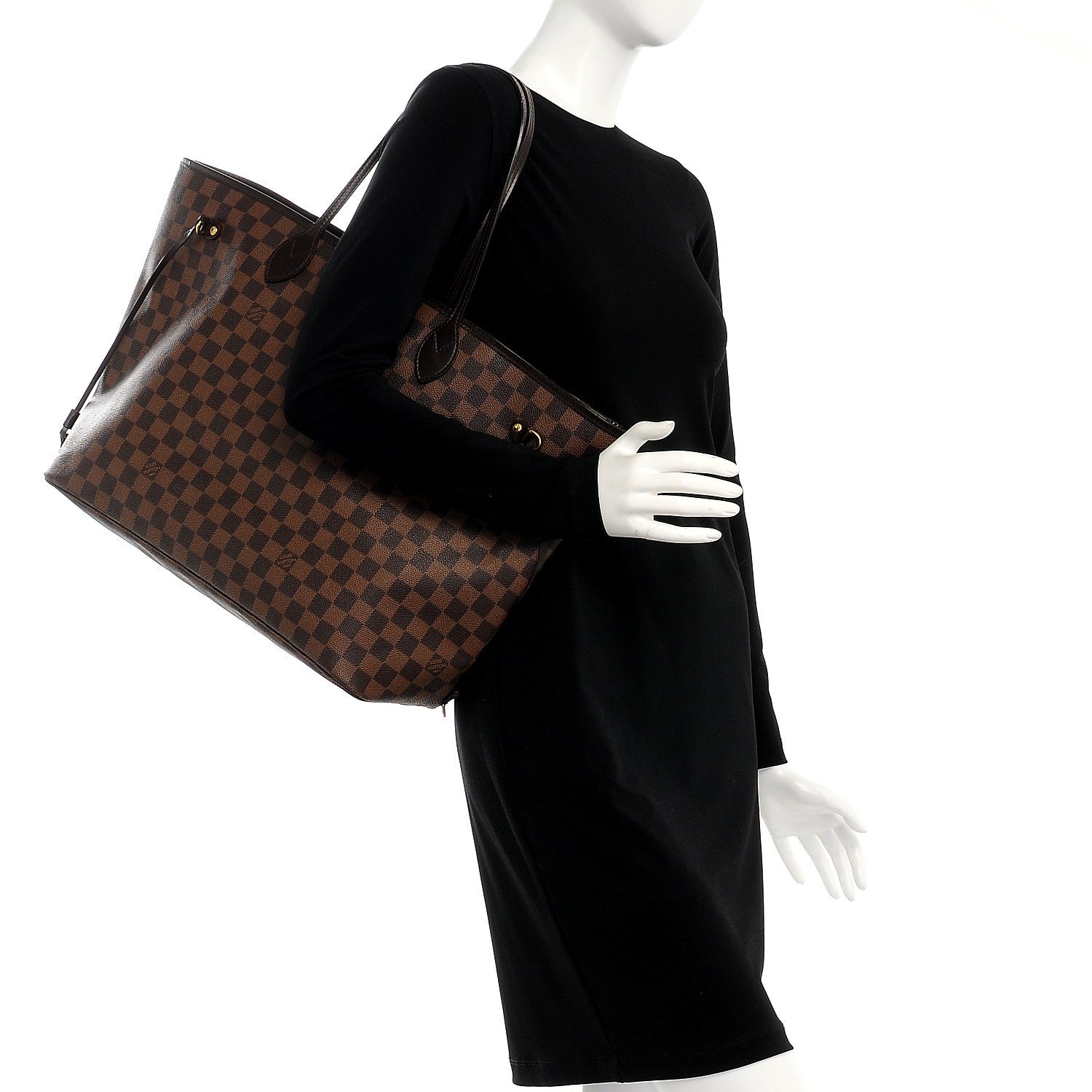 Louis Vuitton Damier Ebene Neverfull GM 2 of 17