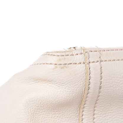 Saint Laurent Calfskin Large Downtown Tote Ivory 14 of 20