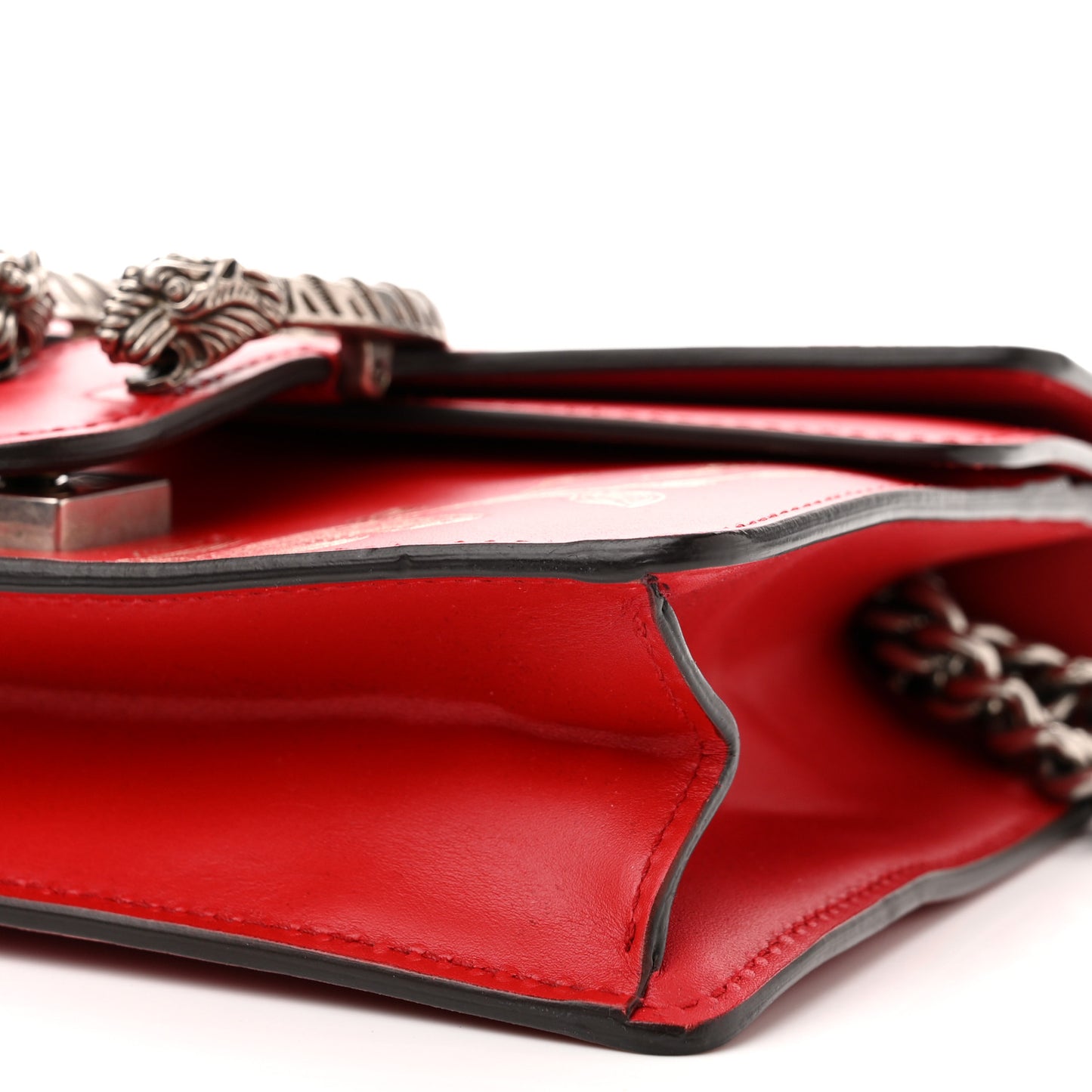 Calfskin Chinese New Year Mini Dionysus Shoulder Bag Hibiscus Red