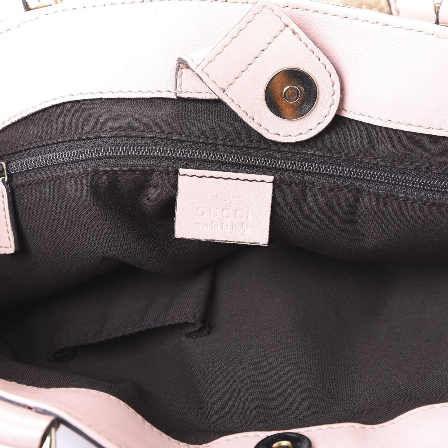 Monogram Small Gold D Ring Tote Pink