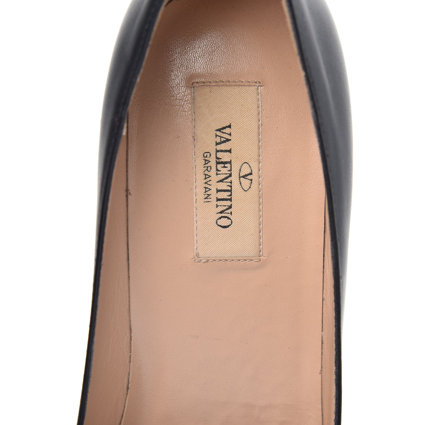 Calfskin Rockstud New Plain 100mm Pumps 39 Black