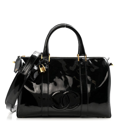 Chanel Patent Timeless CC Duffel Bag Black 1 of 15