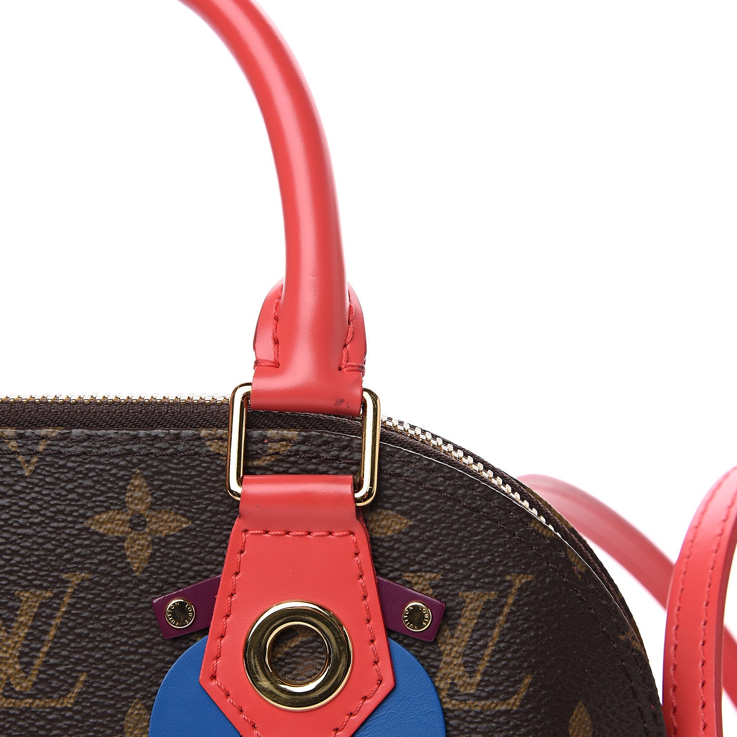 Louis Vuitton Monogram Totem Alma BB Flamingo 9 of 10