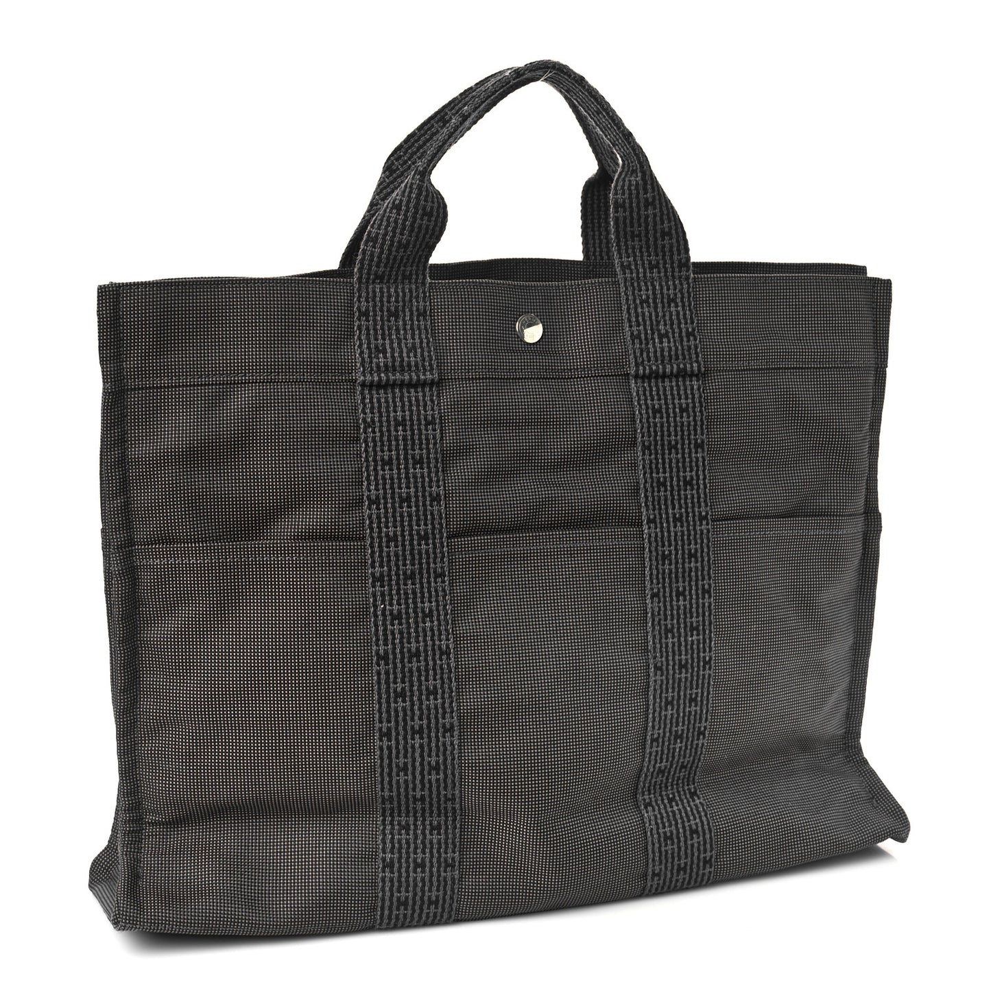 Canvas Herline MM Tote Grey