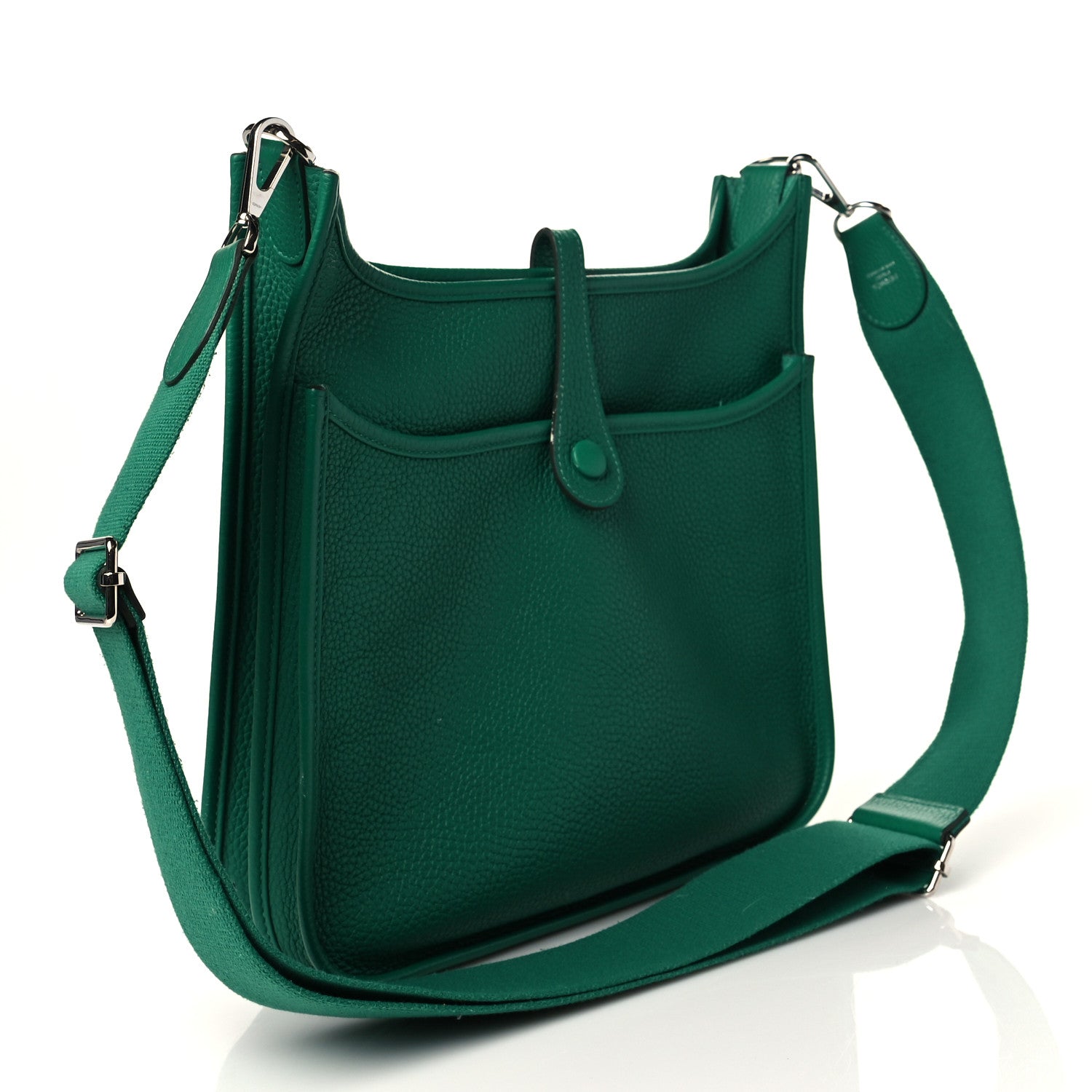 Hermes Taurillon Clemence Evelyne III PM Vert Vertigo 2 of 10