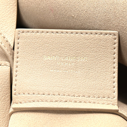 Saint Laurent Calfskin Large Shopping Tote Dark Beige 8 of 12