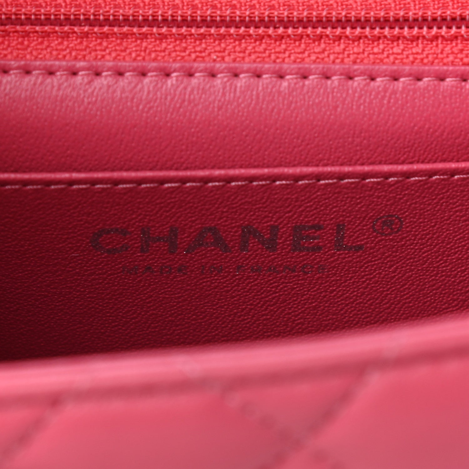 Chanel Lambskin Quilted Mini Square Flap Pink 7 of 9