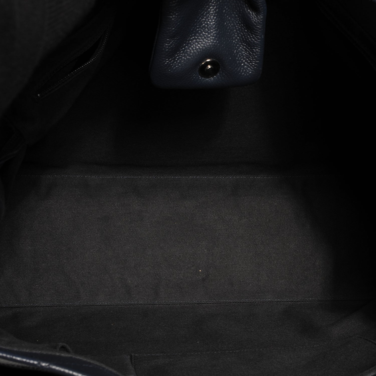 Chanel Caviar Executive Shopper Tote Navy 12 of 14