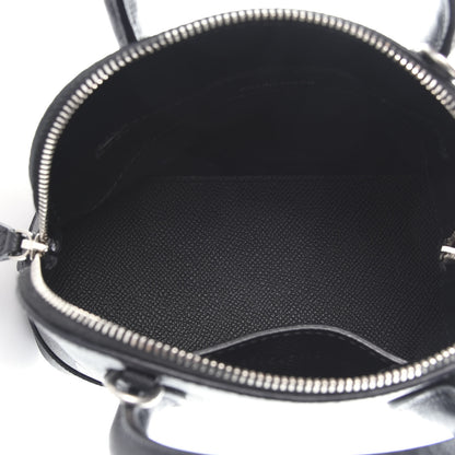 Balenciaga Signature Grained Calfskin XXS Ville Top Handle Bag Black 4 of 7